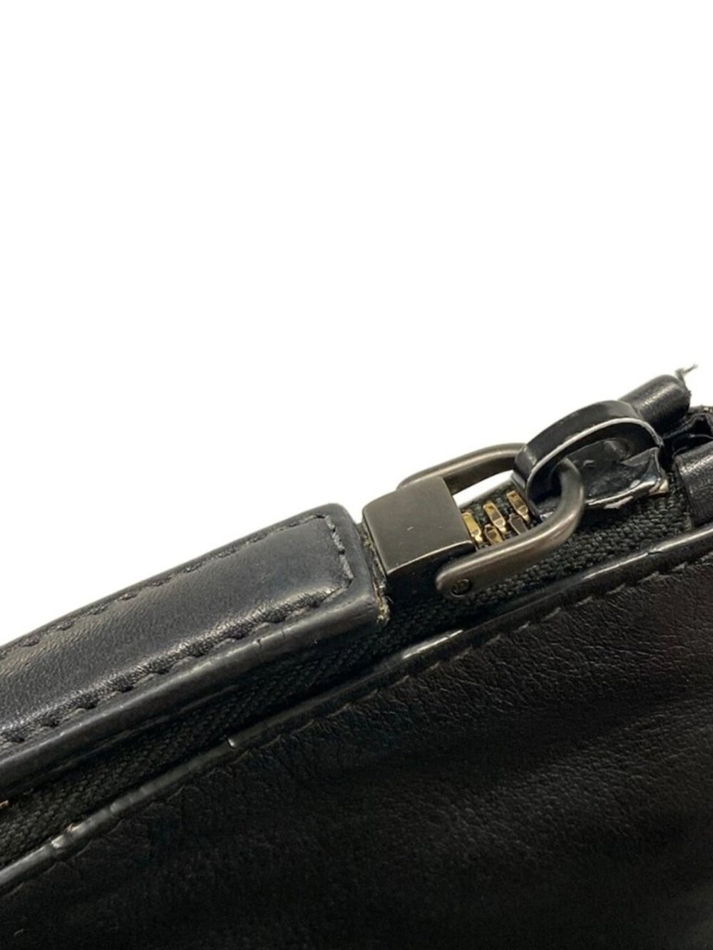 PRADA Black Leather Shoulder Bag - Picture 12 of 15